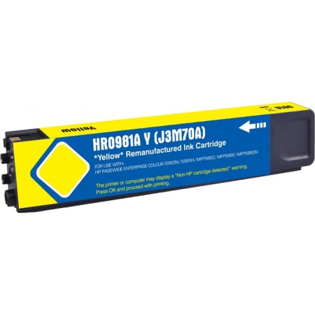 Inkjet cartridge Cactus cs-j3m70a 981a yellow pigm. (120ml) for HP Pagewide 556dn Enterprise 107410-1