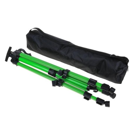 The telescopic prayer, tripod, metallic, green, size 51-153 cm-2