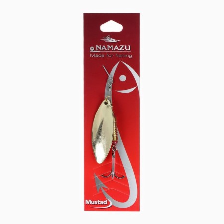 Spinning spinning namazu alleria, 11 g, brass color-1