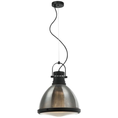 Suspension SHINER 1XE27 40W, size 31x31x4.5-150 cm, black color