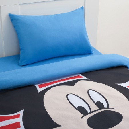 Bed linen 1.5 joint venture "Mickey Mouse" 143x215 cm, 150x214 cm, 50x70 cm -1 pcs., Poplin 125 g/m2-1