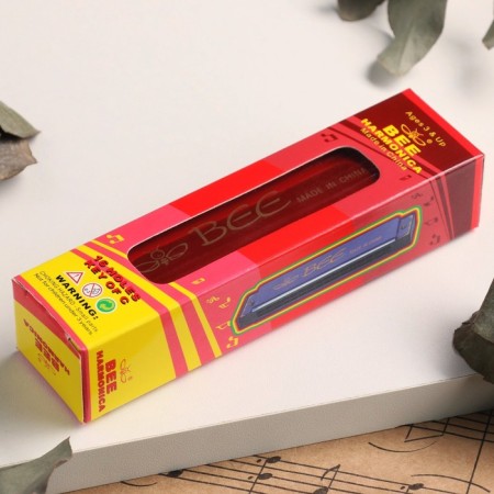 Glubon accordion, chromatic, 16 holes, color mix-4
