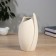 VAZA Ceramics Table "Wilston" D-4.5cm, 17x9.5 cm, beige