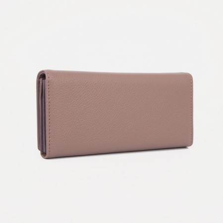 Women's wallet on magnet, pink color-1