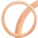 Leather braid, l beige Skyway, with white strip, s01102323