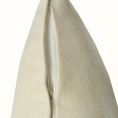 Decorative pillowcase "Tina", size 45x45 cm, cream color-1