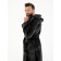 Male robe, size 46, black color