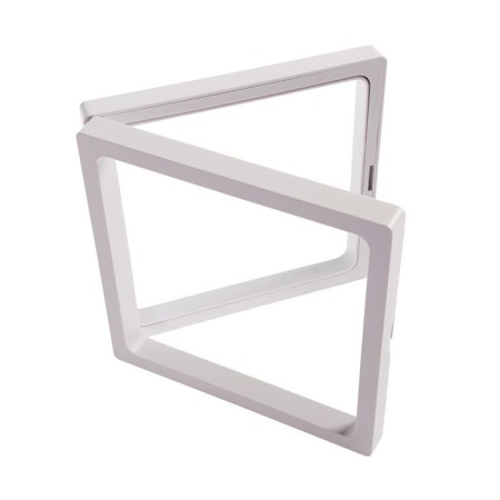Romb decoration stand, 11 × 11 cm, white color-4