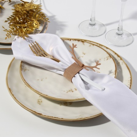 Decorative ring for napkins "Deer" ts.Bozh 15*5cm, 100%p/e felt