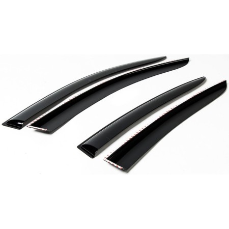 Window deflectors, Rival, Lada Vesta 2015-n., Listen PMMA, 4pcs., 36006001-1