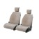Alpaca Plus capes, artificial fur, a set for the entire salon, light gray