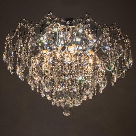 MARIA CHARALY 9X60W E14+27W LED PDU Chrome 58x58x33cm SVK-2