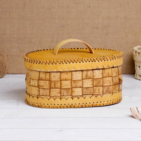 Batonnitsa "Wholewood", 27 × 18 × 13 cm, birch bark-4