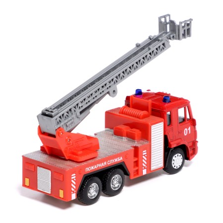 Metal truck "KAMAZ. Fire service ", 1:54, inertia-2