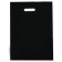 Polyethylene package with a cut pen, black 30-40 cm, 30 microns