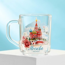 Glass mug 