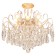 Ceiling chandelier "Suzy" 6x60W E27 gold 58x58x56