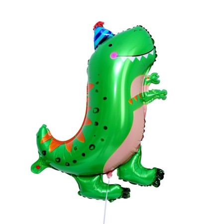 Foil ball 32 "Dragon in the cap", green color