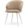 Banbu Velutto 05 Metal/velor, white/beige 54x50x76 cm.