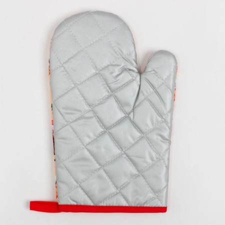 Kitchen New Year's set Christmas segling 17*17cm, mittens 26*16 cm, apron 60*80 cm, 100% p/e-5