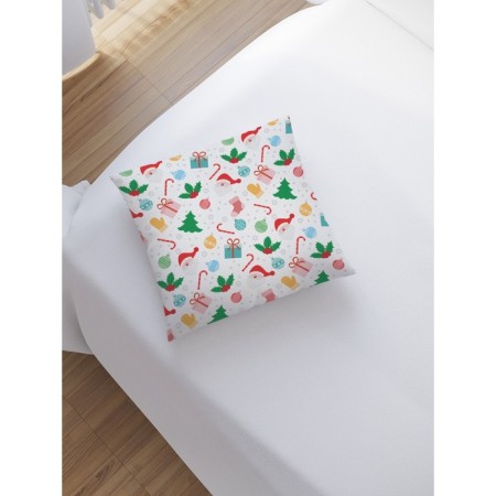 Decorative pillowcase "Santa in the snow", on a zipper, size 45x45 cm