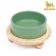 Ceramic bowl on a stand 450 ml 13 x 5 cm, sulfur