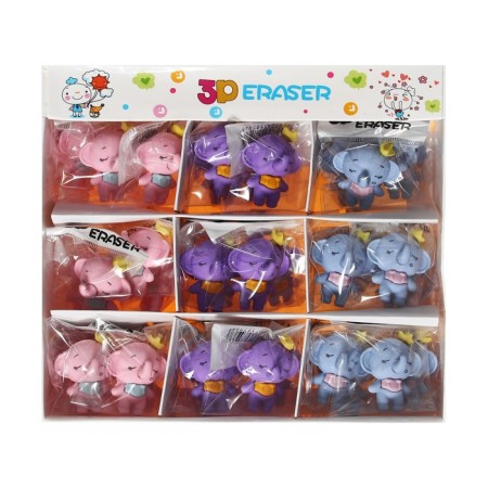 Figure eraser "Elephant", mix-6