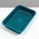 Medium pearl toilet with a mesh of 36 x 26 x 6.5 cm, turquoise