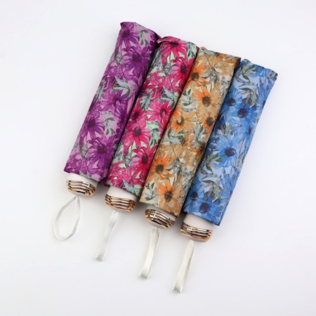 Mechanical umbrella "chamomile", eponge, 4 addition, 8 knitting needles, r = 48 cm, color mix-3