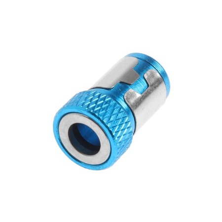 Adapter for tundra bit, round magnet, metal case