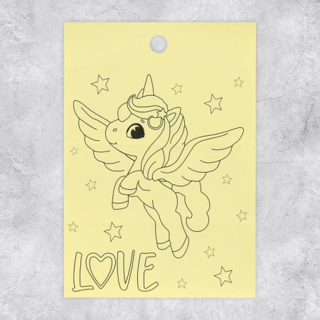 Paper stickers "Magic World", with coloring on the back, 11 × 15.5 cm-2