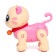 Robot Cat "Poltovod" Zhorya, on the control panel, interactive: sensory, sound, light, on batteries, in Russian, pink