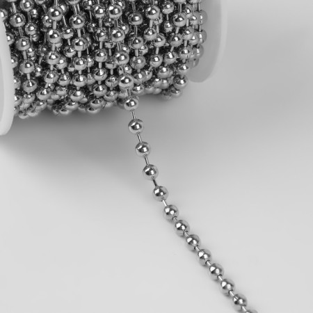 A chain for a bag, iron, d = 4 mm, 10 ± 0.5 m, silver color-1