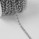 A chain for a bag, iron, d = 4 mm, 10 ± 0.5 m, silver color