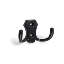 Hook furniture tundra KM201BL, two -rod, black color