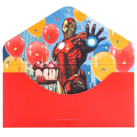 Money envelope "Marvel" embossing, 19 x 9 cm-3