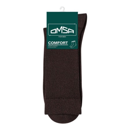 Male socks Omsa Comfort, size 39-41, color Moka Melange