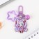 Key keychain, children's, anime "doll" 3.5 x 10 cm
