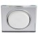Lamp built -in era DK79, IP20, 15W, 120x120 mm, mirror color