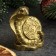 Figure "Snake Yin-Yang" Old Gold, 6x5x4cm