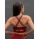 TOP sports female, size XS, burgundy color