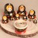 Matryoshka "Khokhloma", 10 puppet, 16 cm