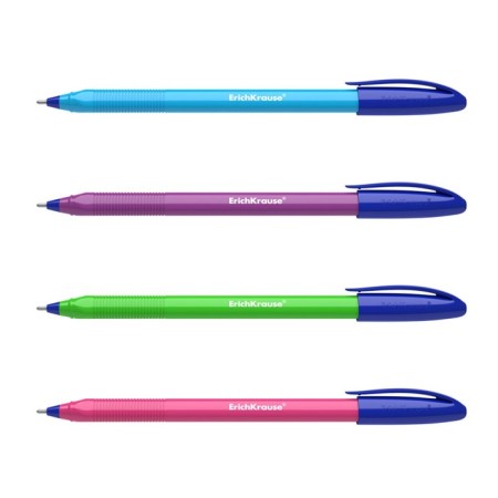 Ballic handle Erychkrause U-108 Neon Stick 1.0, Ultra Glide, Blue Ink color blue-1