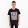 T-shirt for a boy, black color, height 140-146 cm