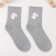 Socks with a print in a bank "for unicorn" (inside women's socks)