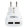 Power adapter 220V + 2 USB Rexant RX-17