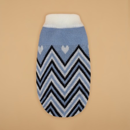 Sweater "Wave", XL (DS 34, Osh 34, OG 32-51 cm), Blue-7