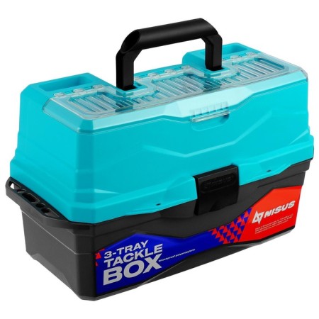 Fishing box Tackle Box Trick -heating Nisus, turquoise-5