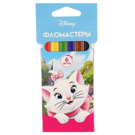 Flomasters "Kitty Marie", 6 colors, a ventilated cap-4