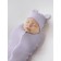 Lightning diaper with a fascion hat, height 56-68 cm, lilac color